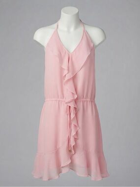 Laundry By Shelli Segal Light Pink Ruffled Girls' Dress